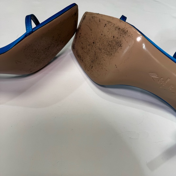 The Attico Blue open-toe buckle-detail sandals - Picture 6 of 6